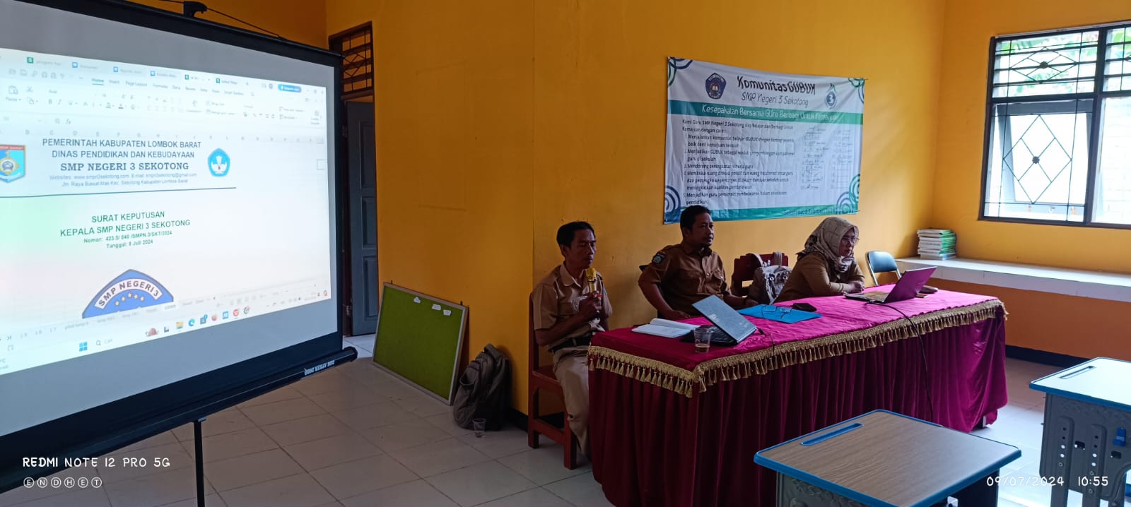 RAPAT PEMBAGIAN TUGAS SEMESTER GANJIL TP 2024/2025